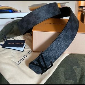 Louis Vuitton - Damier Graphite Belt - W/Receipt